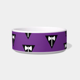 Tigela bandeira do orgulho lésbico SlipperyJoe feminista