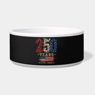 Tigela Bandeira Patriótica da Águia Americana 250 Anos