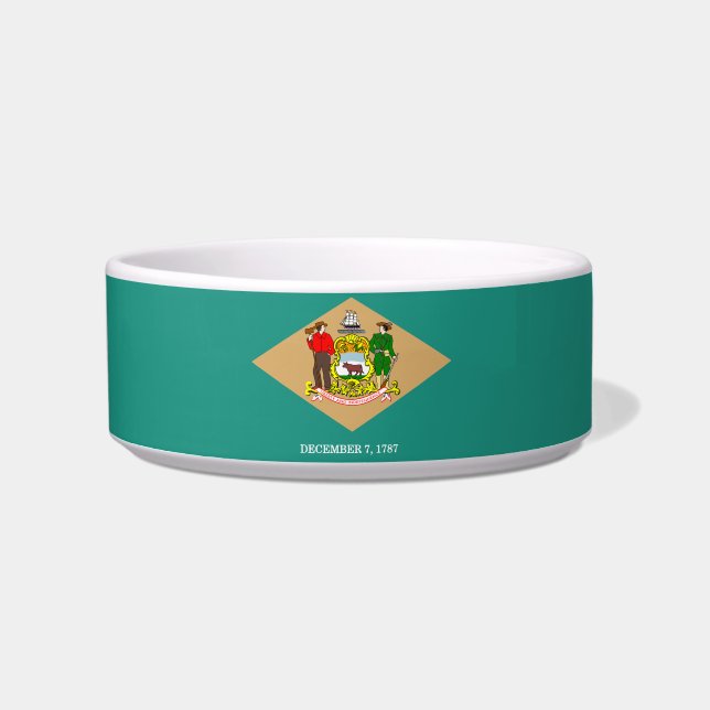 Tigela bandeira-Selo de Delaware (Frente)