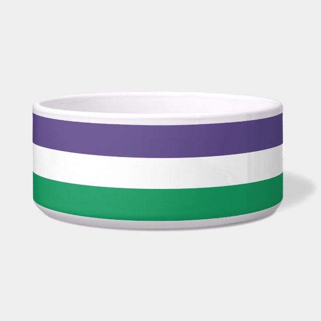 Tigela Bandeira Suffragette (Frente)