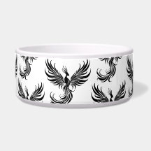 Banquete Fireborn - Pet Bowl de Padrões Phoenix