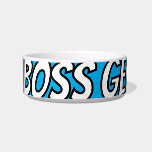 Tigela Bark Boss Pet Dog Moderno Simples Divertido