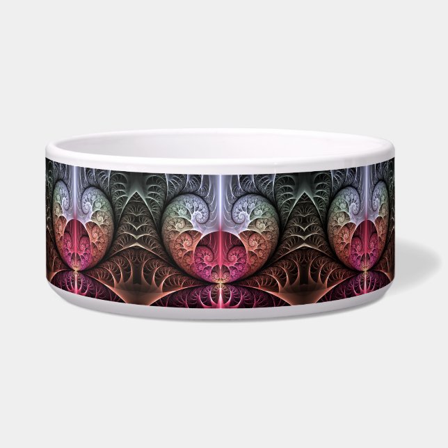 Tigela Batida cardíaca, Abstrato Surreal Fantasy Arte Fra (Frente)