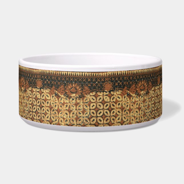 Tigela Batik Earthy Grão de Café Elegante Rústico Áspero (Frente)