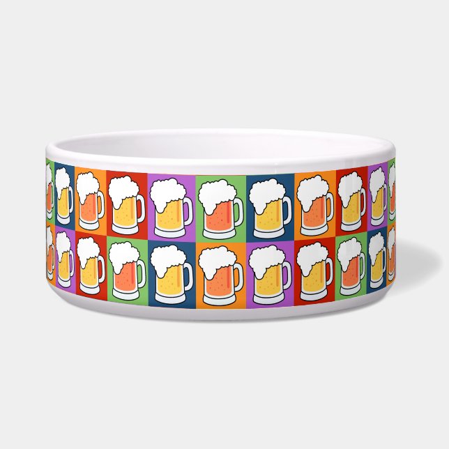 Tigela BEER Pop Art pet bowls (Frente)