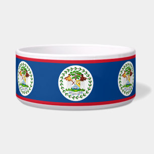 Tigela Belize Flag Pet Bowl