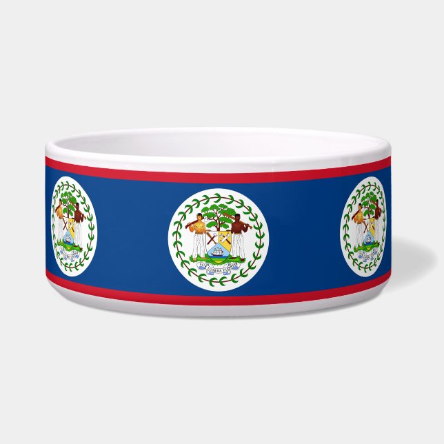Tigela Belize Flag Pet Bowl (Frente)