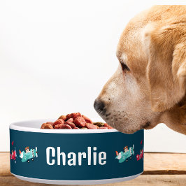 Tigela Belo Cachorro Diversão Aviões Engraçados Peles Ani