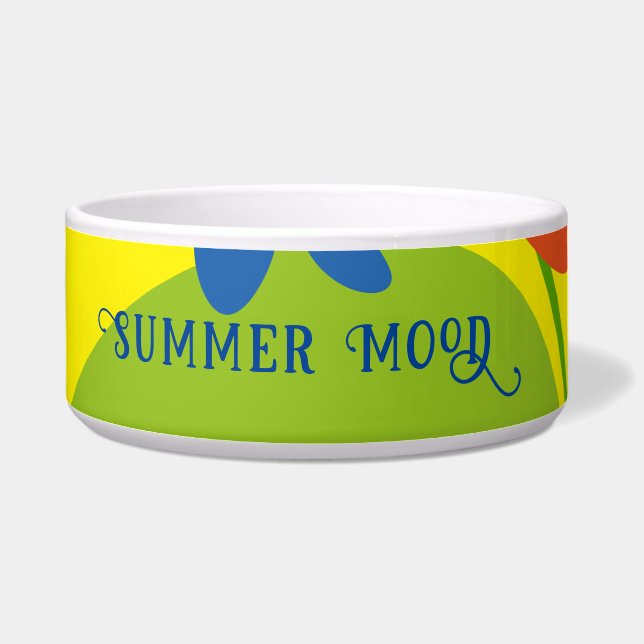 Tigela Belo design floral de verão (Esquerda)