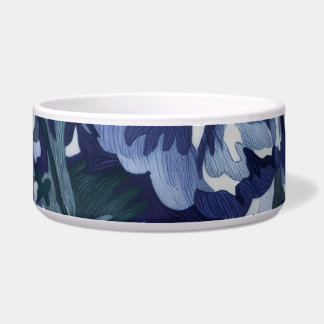 Tigela Belo Design Floral em Tons de Azul