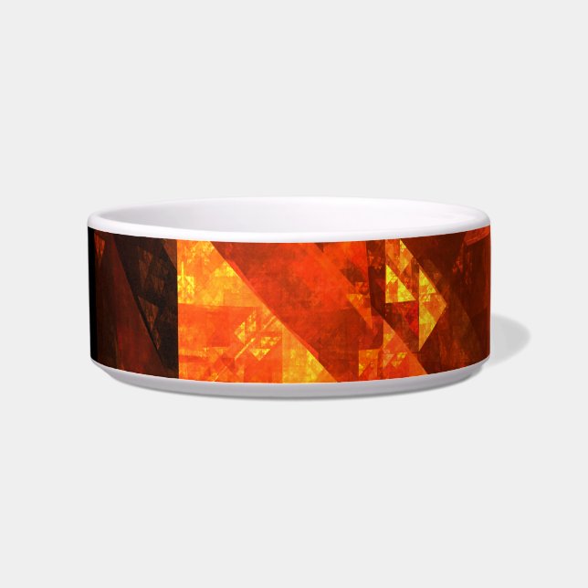Tigela Bênção de Abstrato Art Cat Bowl (Esquerda)