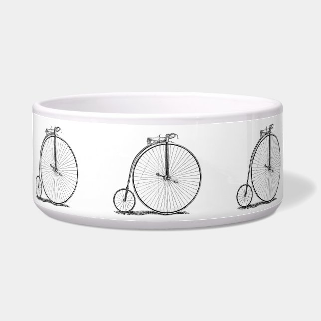 Tigela Bicicleta de Roda Alta Penny Farthing (Frente)