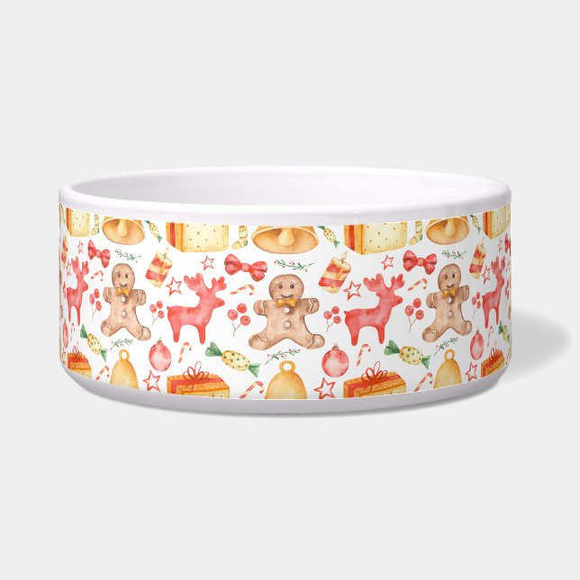 Tigela Biscoitos e doces de Natal doces (Frente)