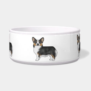 Tigela Black Tricolor Pembroke Welsh Corgi Cute Dogs