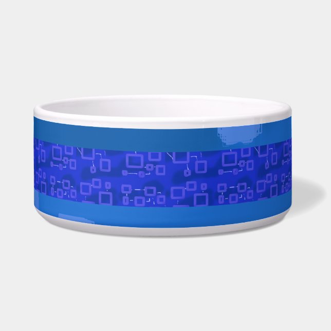 Tigela Blue Geometric (Frente)