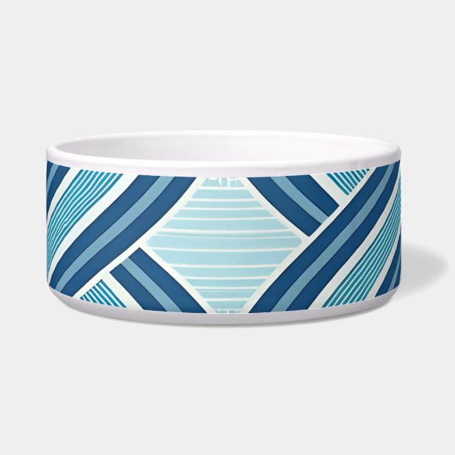 Tigela Blue Lines Pattern (Frente)