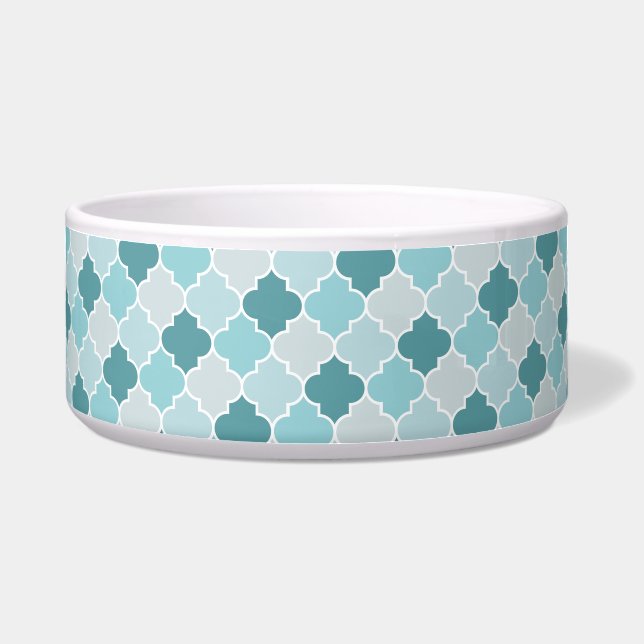 Tigela Blue Marroquino Trellis, Laticework, Quatrefoil (Frente)