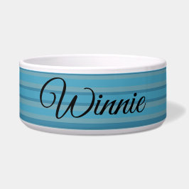 Tigela Blue striped monochromatic