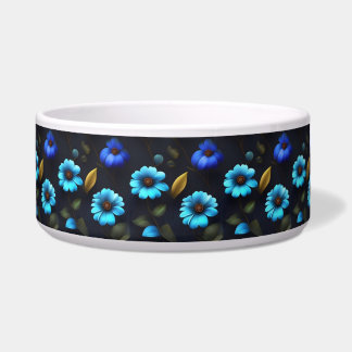 Tigela Blumenmuster blaue Blüten