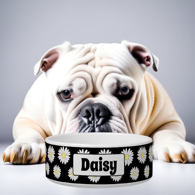 Tigela Bola de Cachorros Personalizada para Disias Pretas (Criador carregado)