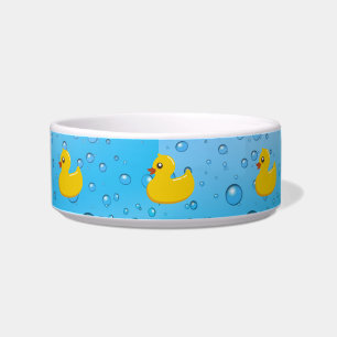 Tigela Bolhas Ducky/azuis de borracha bonitos
