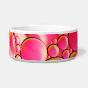 Tigela Bolhas líquidas cor-de-rosa e laranja, Imagem "faç