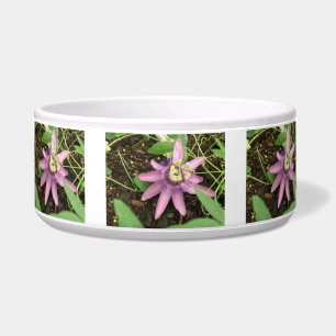 Tigela Boliche de Cachorro Passionflower, rosa e púrpura