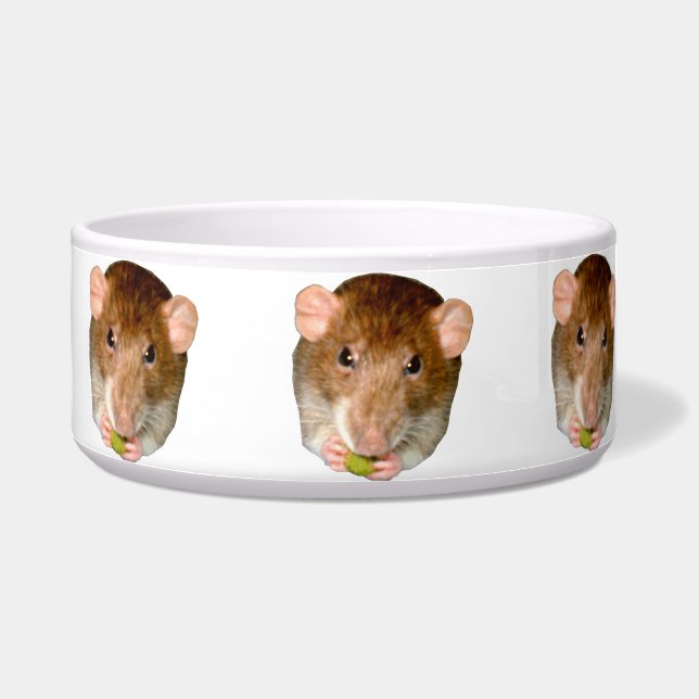 Tigela Boliche de Cachorro Rato Fome (Esquerda)