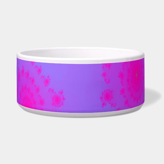 Tigela Boliche de Canino Rosa (Frente)