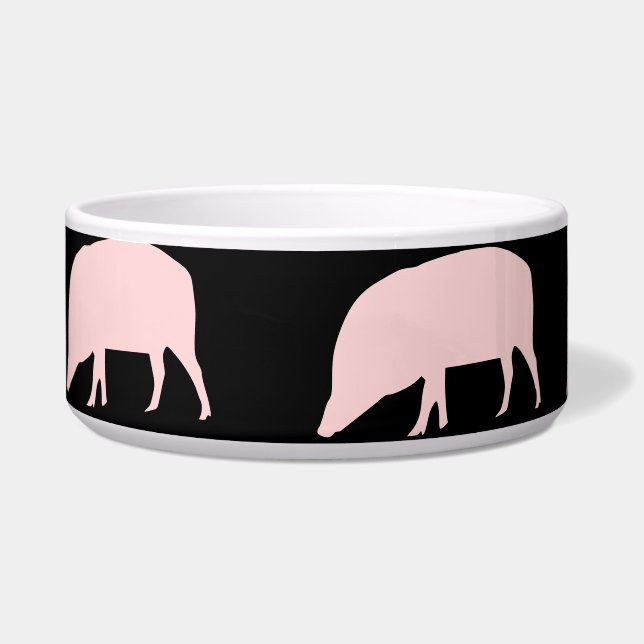 Tigela Boliche de Porco Rosa (Esquerda)