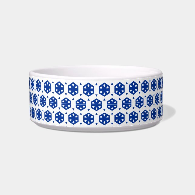Tigela Boliche - Flores Estilizadas em Fila (Direita)