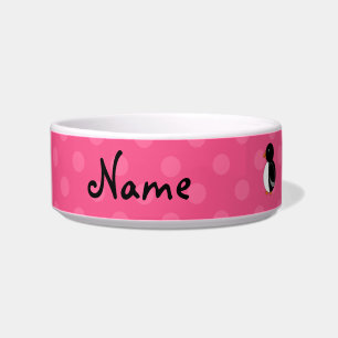 Tigela Bolinhas conhecidas personalizadas do rosa do