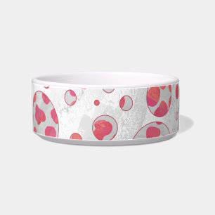 Tigela Bolinhas, cor-de-rosa e branco