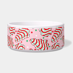 Tigela Bolinho de Cachorro de Árvore de Natal