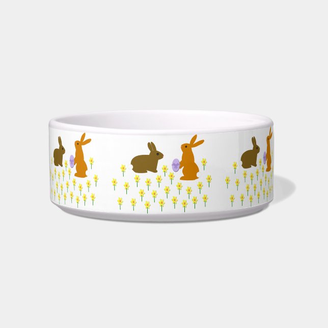Tigela Bolinhos de Páscoa e Daffodils Bowl (Frente)