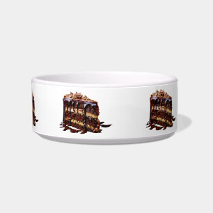 Tigela Bolo de chocolate multi-camadas indulgente do Slip