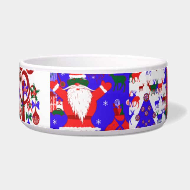 TIGELA BOLSA DE CACHORRO DE NATAL DE DESIGNER - CACHORRO  (Esquerda)