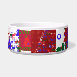 TIGELA BOLSA DE CACHORRO DE NATAL DE DESIGNER - CACHORRO 