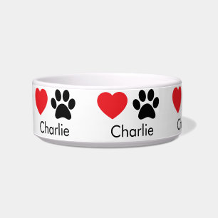 Tigela Bolsa de Cachorro Personalizada com Nome, Impressõ