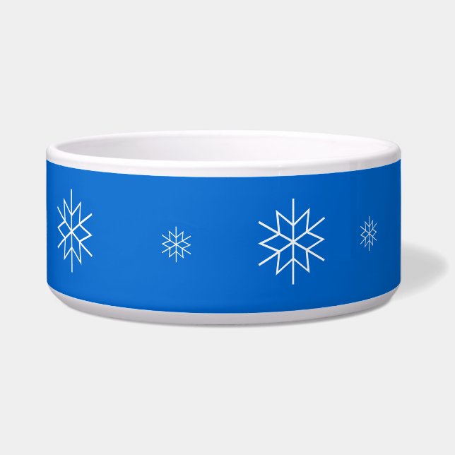 Tigela Bolsa - Flocos de neve brancos (Direita)