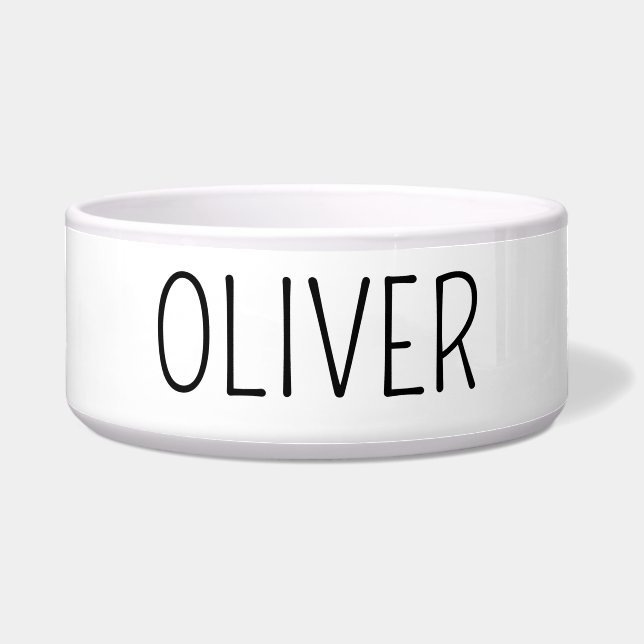 Tigela Bolsa Personalizada de Cão, Bolsa Personalizada de (Frente)