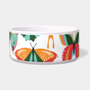 Tigela Borboletas Boho: Padrão de Papel de Carteira Invis