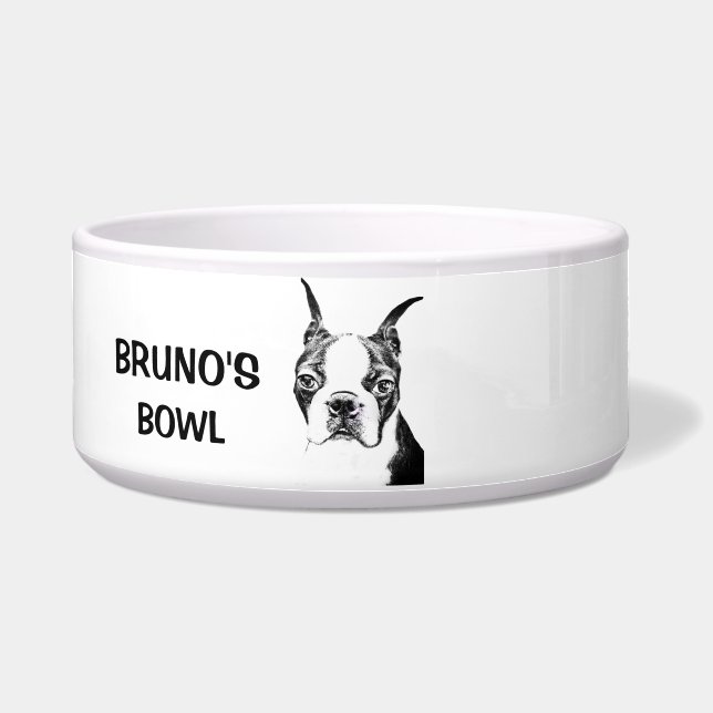 Tigela Boston Terrier (Frente)