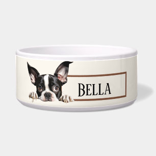 Tigela Boston Terrier Dog