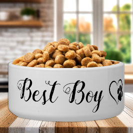 Tigela Bota de Comida de Casamento de Pet Personalizado d