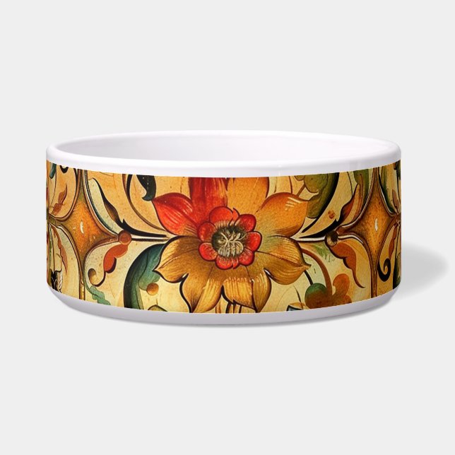 Tigela Botânica de idade do ouro (Frente)