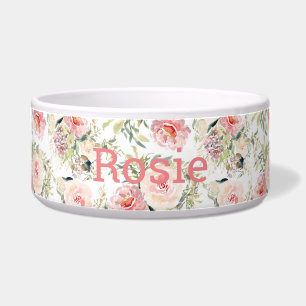 Tigela Botânica floral de cor aquosa moderna