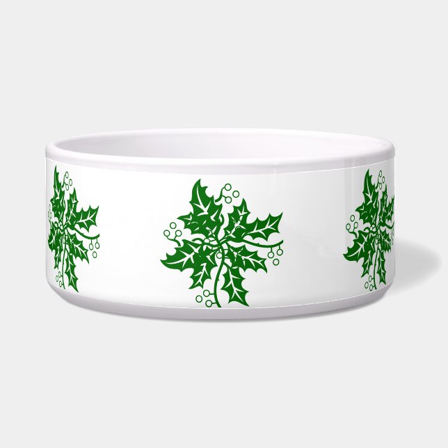 Tigela Bowl - Clusters Verdes Holly (Frente)