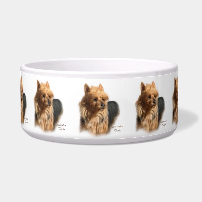 Tigela Bowl de Cachorro Terrier australiano (Frente)