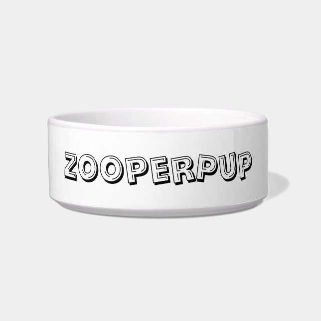 TIGELA BOWL DE CACHORRO ZOOPERPUP (Frente)